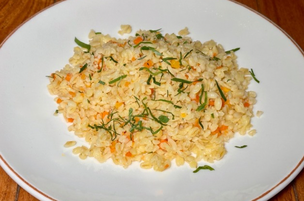 Булгур с овощами