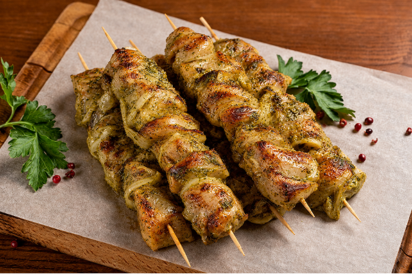 Шашлык из куриного филе